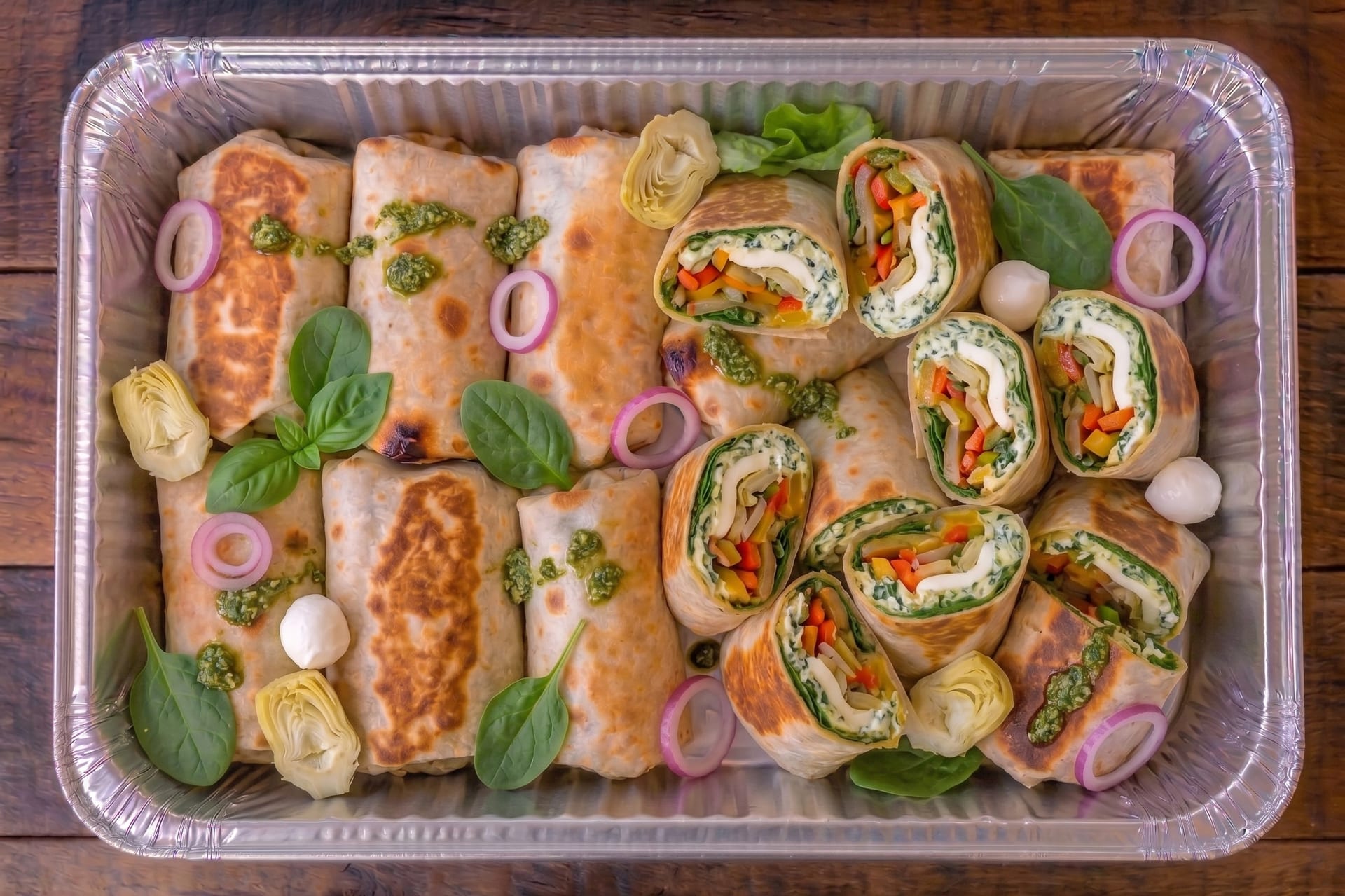 Veggie Pesto Wrap