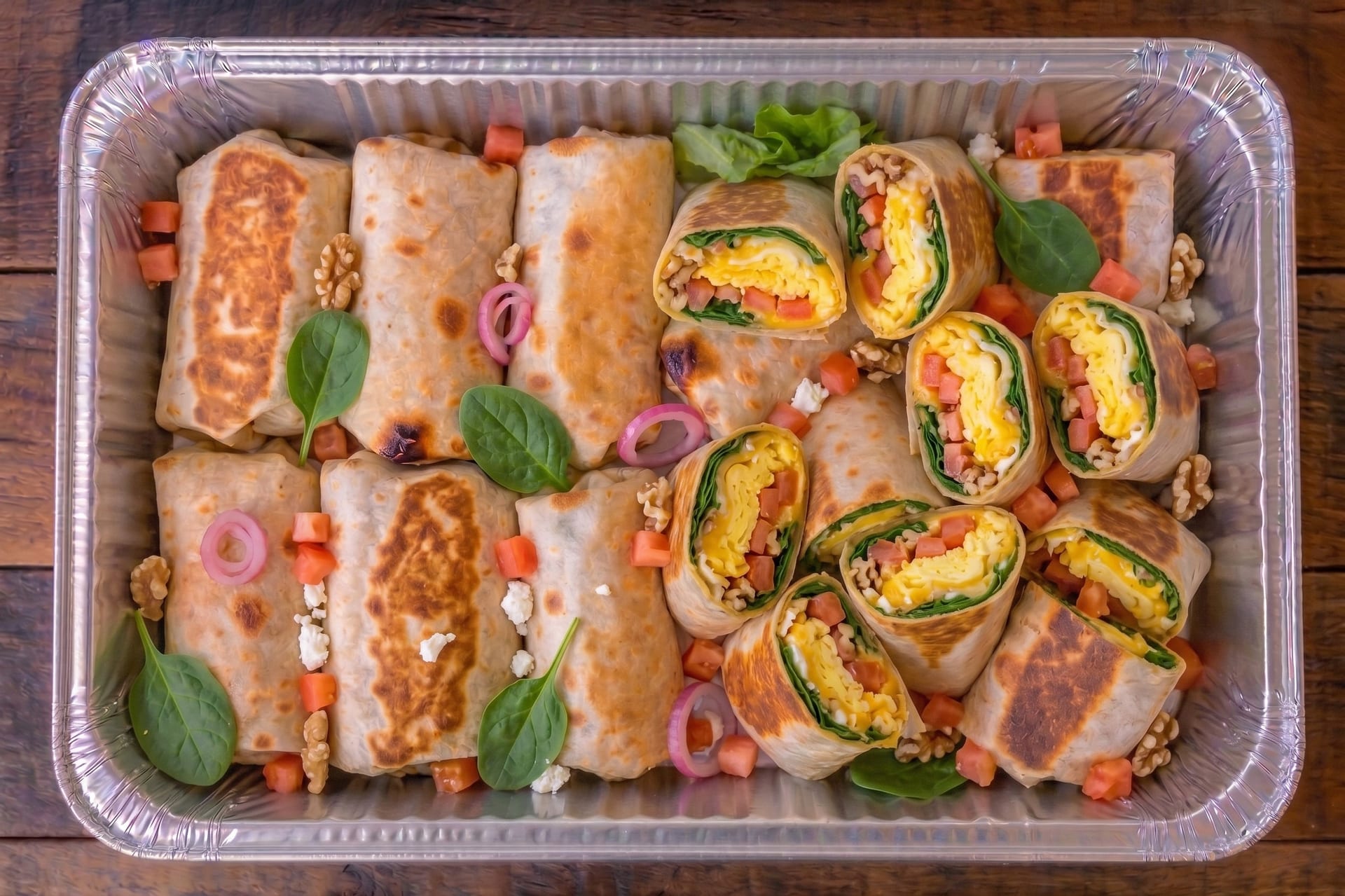Vegetarian Breakfast Wrap
