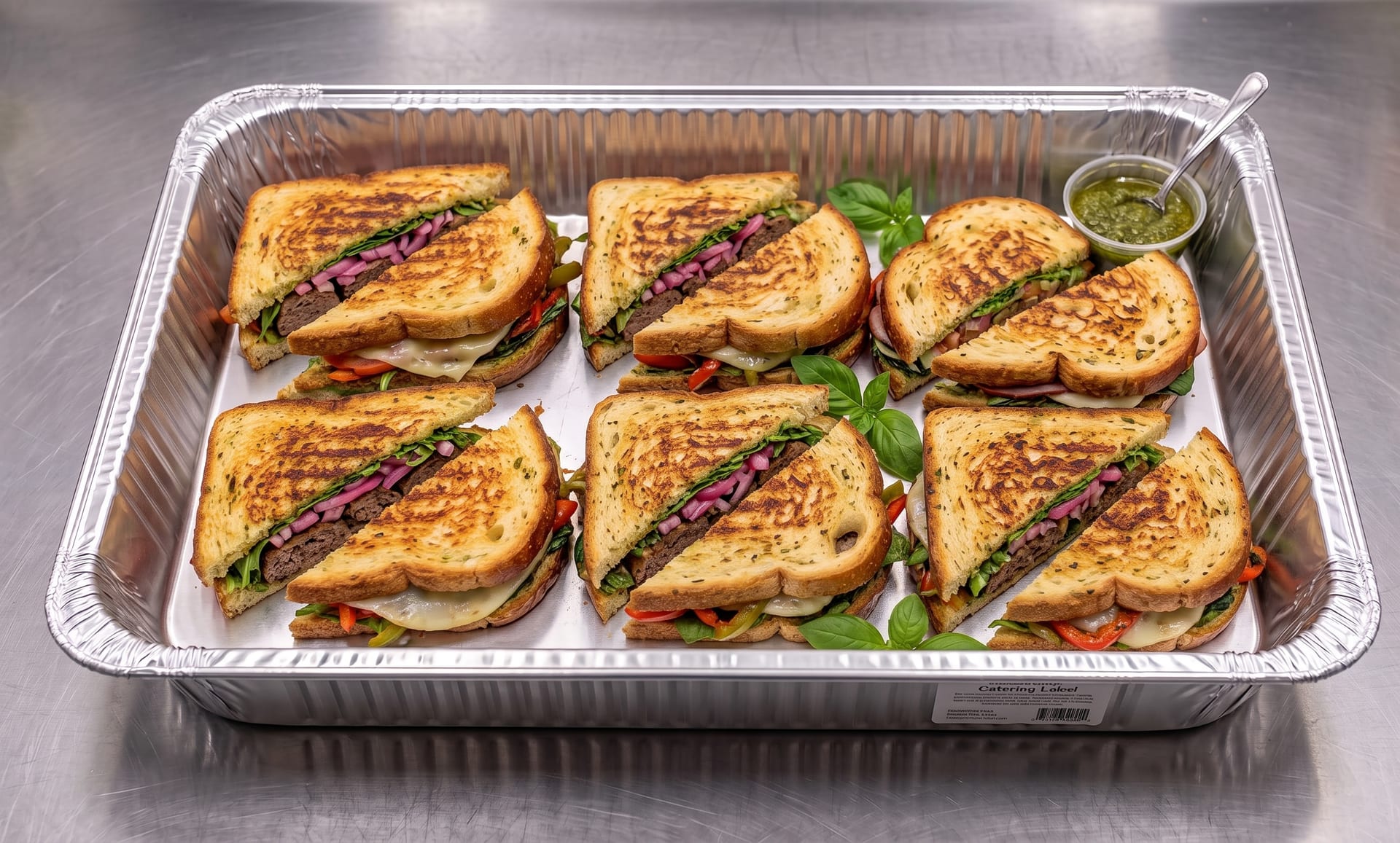 Turkish Meatballs Panini