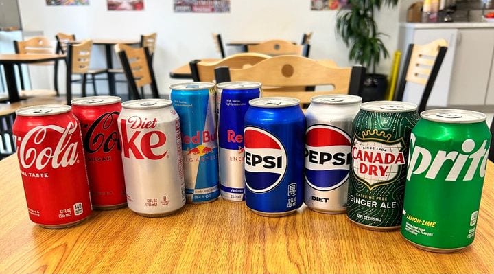 Assorted Individual Sodas