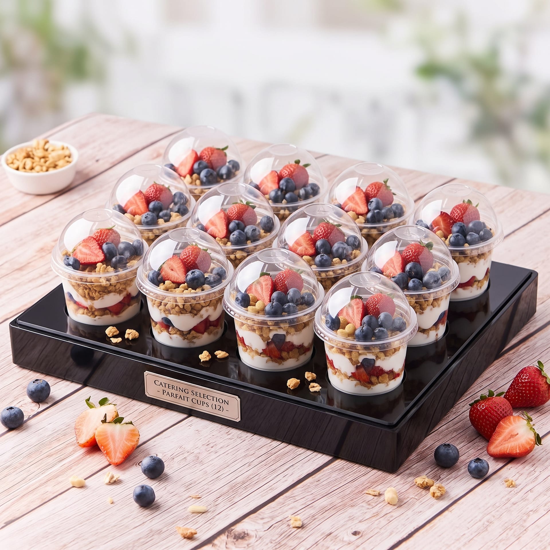 Fruit Granola Cup Tray