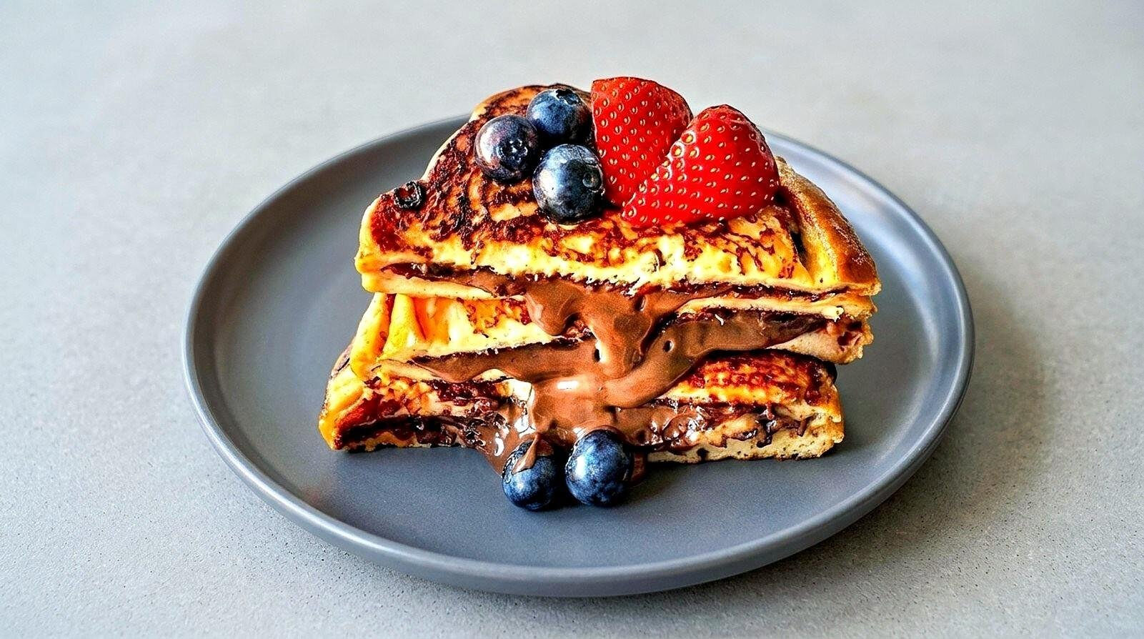 Nutella Stuffed French Toast