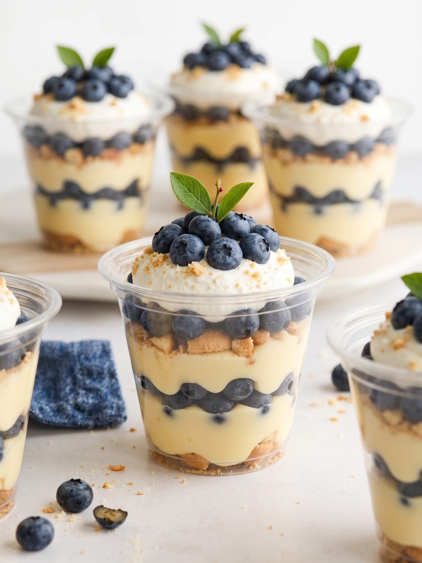 Blueberry Vanilla Puding Cup