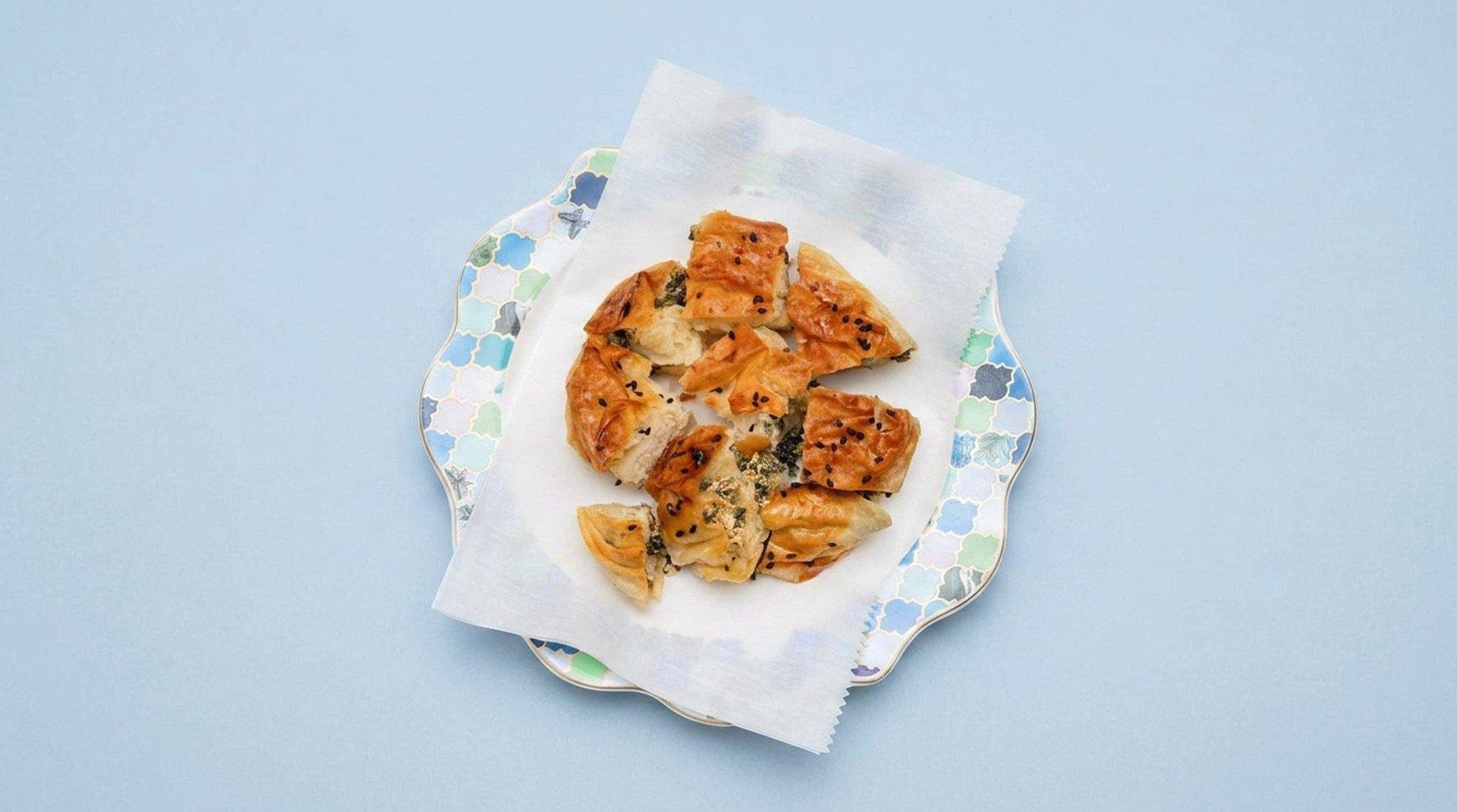 Roll Borek(Spinach and Feta Cheese)