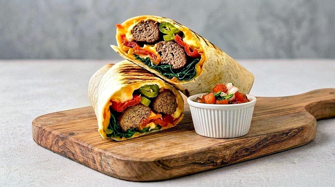 Meatball (Köfte) Wrap